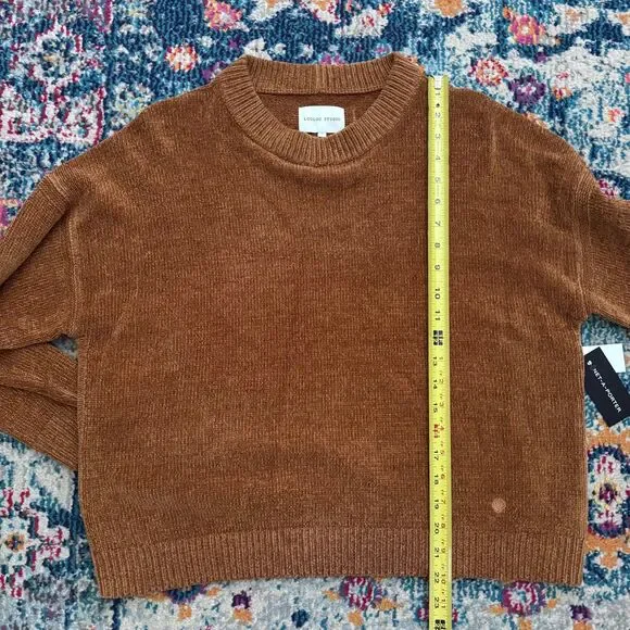 LOULOU DE SAISON Rava silk-chenille sweater Size Small NWT - Picture 5 of 7